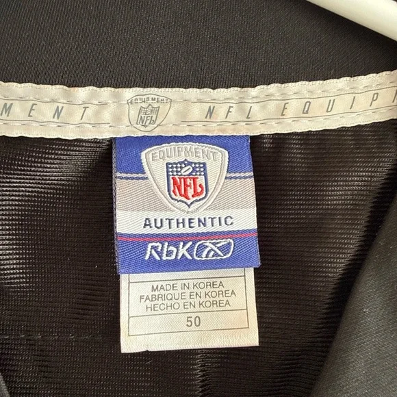 Reebok Black and Red Men's Jersey